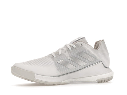 adidas Crazyflight Volleyball Cloud White Silver Metallic Grey One (Women's)