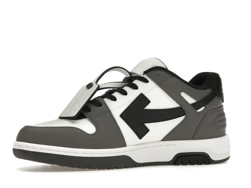 OFF-WHITE Out Of Office OOO Low Tops Dark Gray Black