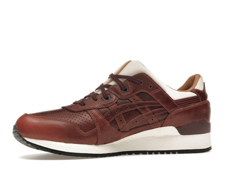 ASICS Gel-Lyte III Packer Shoes x J. Crew Oxblood Leather