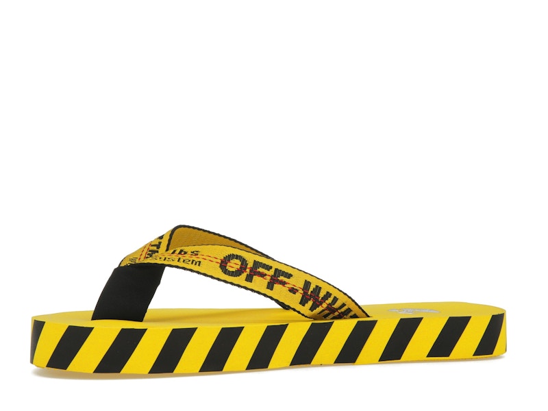 OFF-WHITE Industrial Flip Flops Yellow SS21