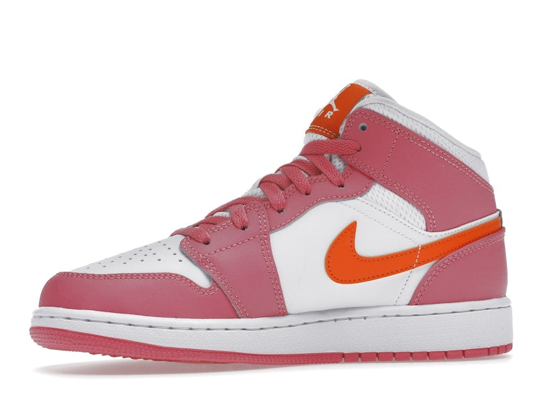 Jordan 1 Mid Pinksicle Safety Orange (GS)