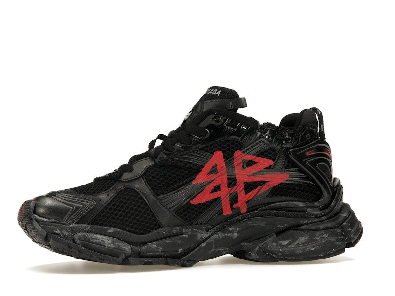Balenciaga Runner Graffiti Black Red