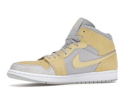 Jordan 1 Mid Mixed Textures Yellow