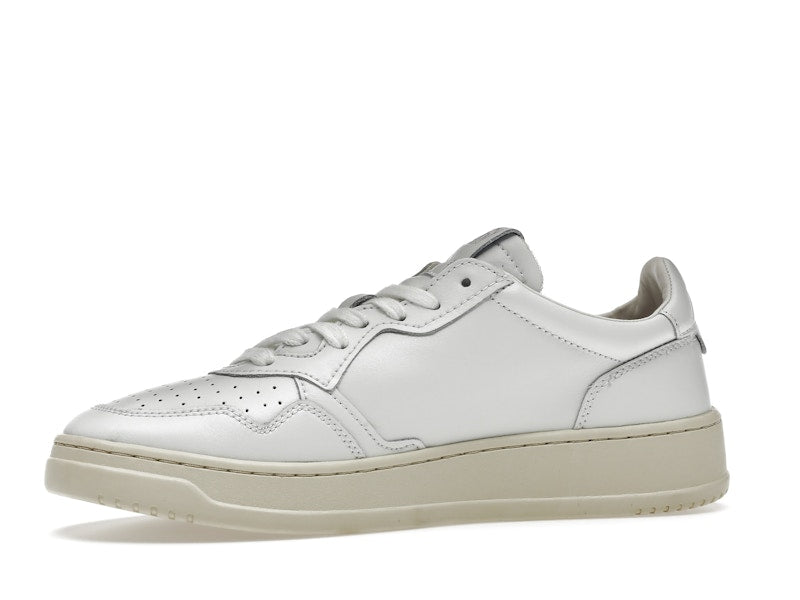 Autry Medalist Leather Low White