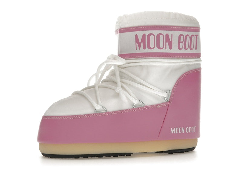 Moon Boot Icon Nylon Low Boot Pink White
