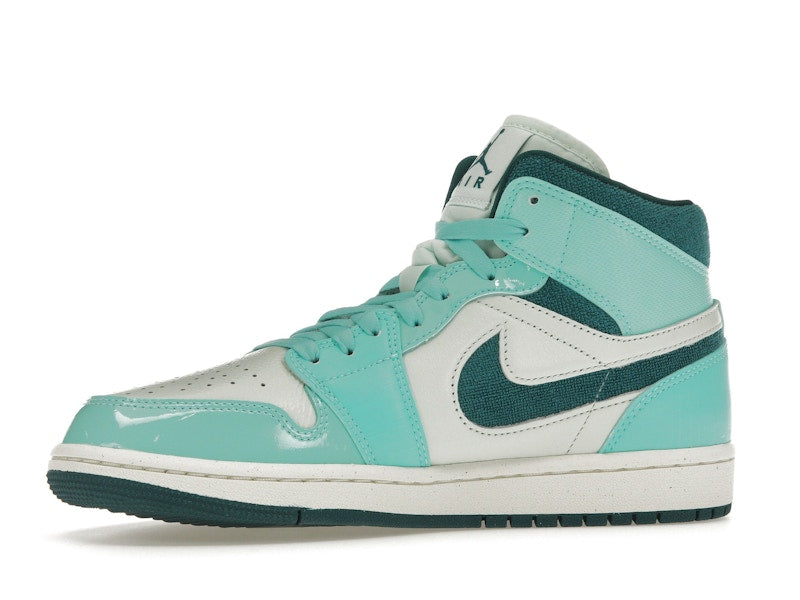 Jordan 1 Mid Chenille Bleached Turquoise (Women's)