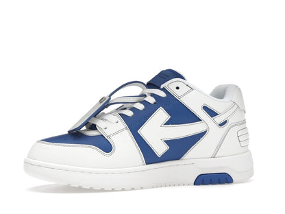 OFF-WHITE Out Of Office OOO Low Tops White Dark Blue