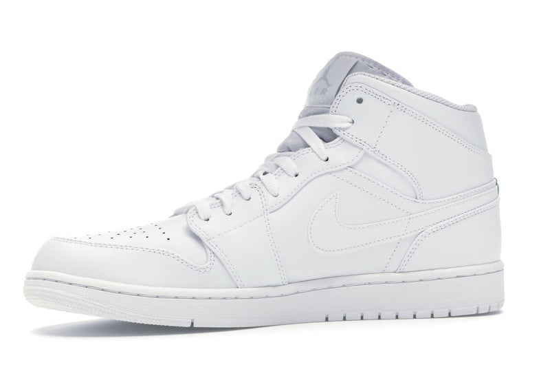 Jordan 1 Mid White/Pure Platinum
