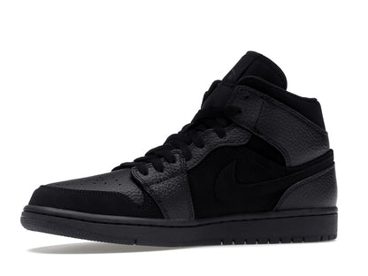Jordan 1 Mid Black Dark Smoke Grey