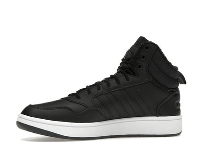 adidas Hoops 3.0 Mid Classic Fur Lining Winterized Core Black Cloud White
