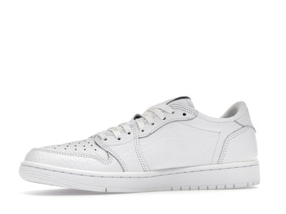 Jordan 1 Retro Low Swooshless Triple White (2025)