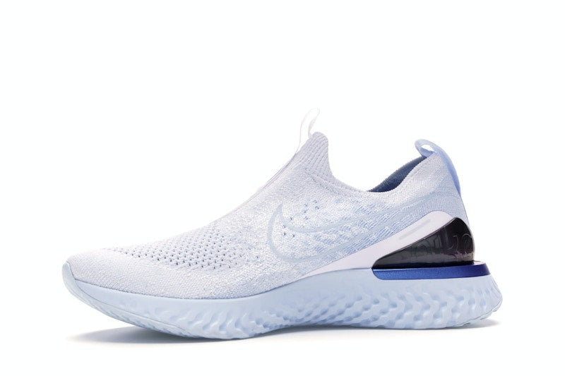 Nike Epic Phantom React Flyknit White Hydrogen Blue (Women's)