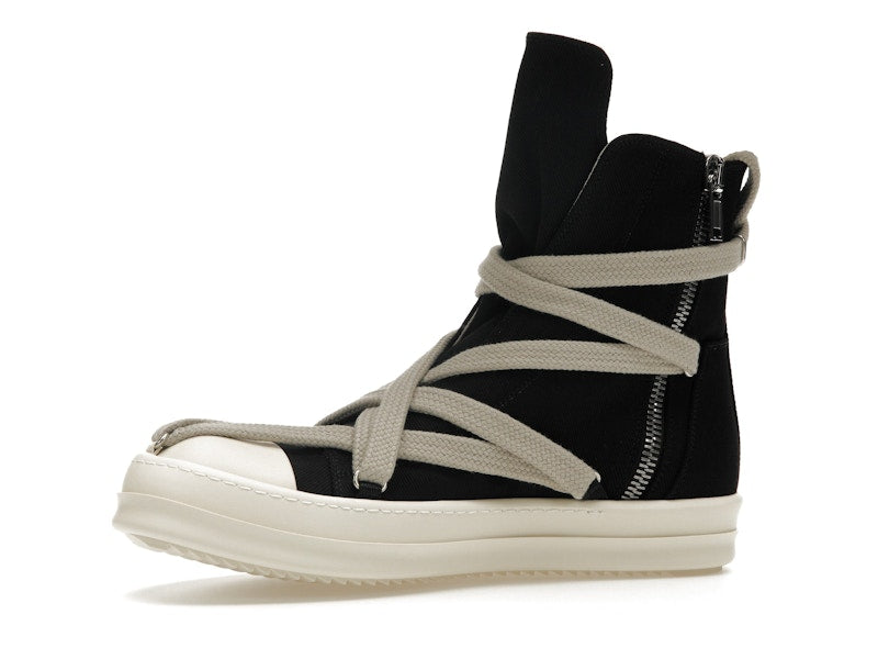 Rick Owens DRKSHDW Hexa High Black Pearl Milk Fat Lace