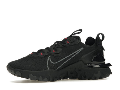 Nike React Vision Black Grey Swoosh