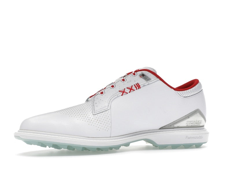 Jordan ADG 5 White Metallic Silver Blue Tint Fire Red (Wide)
