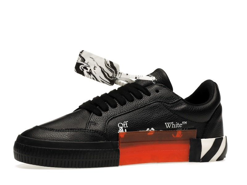 OFF-WHITE Vulc Low Leather Black White FW21