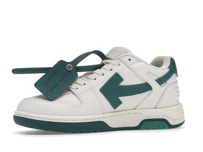 OFF-WHITE Out Of Office OOO Low Tops White Green (FW22)