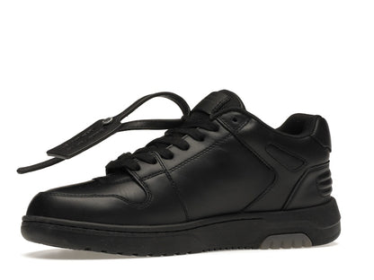 OFF-WHITE OOO Low Tops "For Walking" Black White