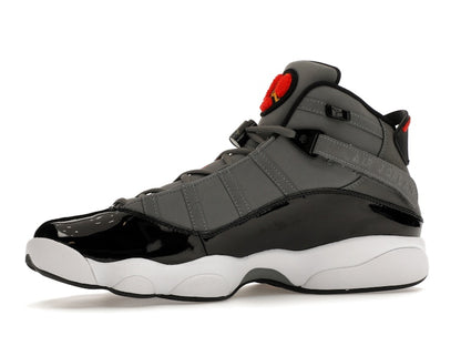 Jordan 6 Rings Smoke Grey Black Red Gold