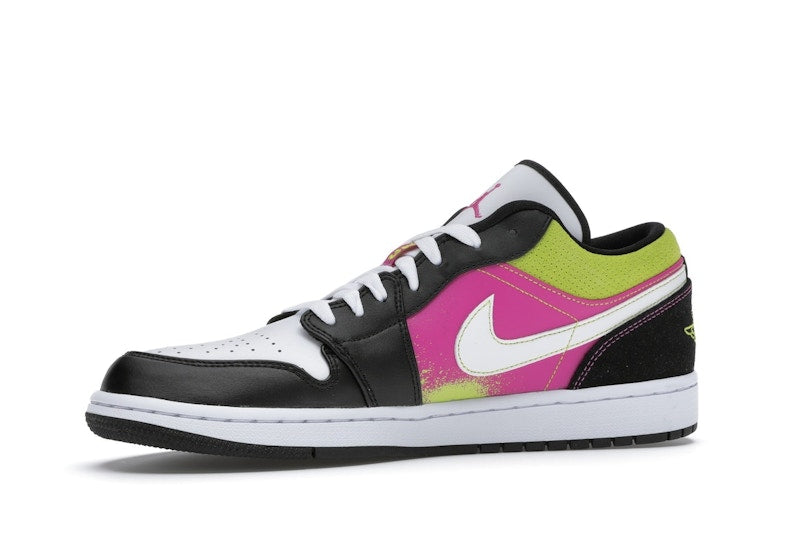Jordan 1 Low Black Active Fuchsia Cyber