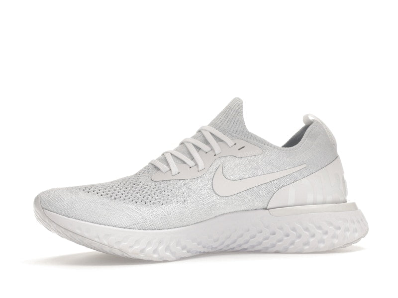 Nike Epic React Flyknit True White