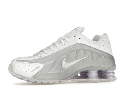 Nike Shox R4 White Metallic Platinum Barely Grape (Women's)