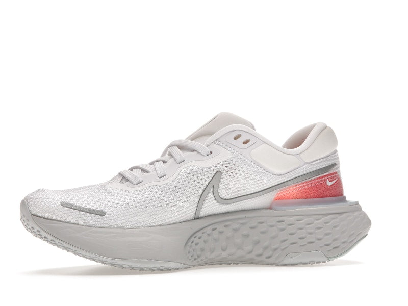 Nike ZoomX Invincible Run Flyknit White Pure Platinum Chile Red