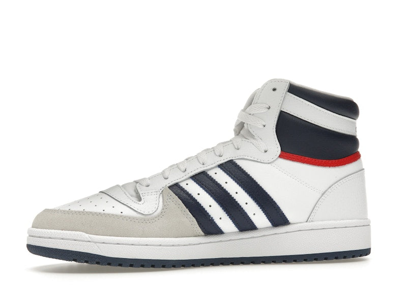 adidas Top Ten Hi White Navy Red