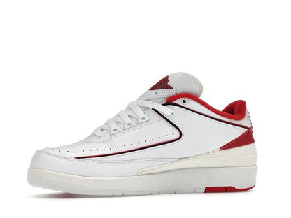 Jordan 2 Retro Low White Varsity Red
