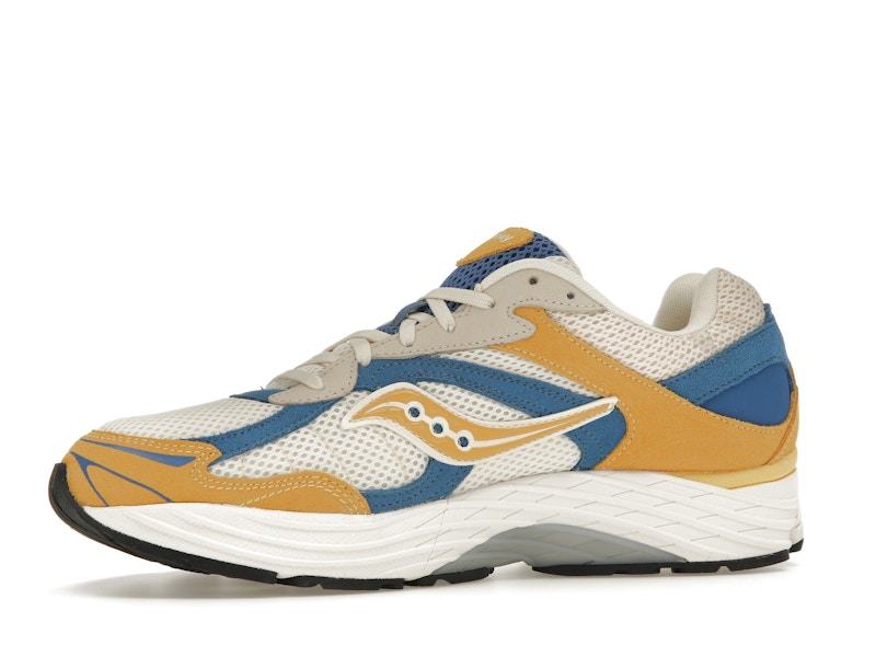 Saucony ProGrid Omni 9 Premium Cream Yellow Royal Blue