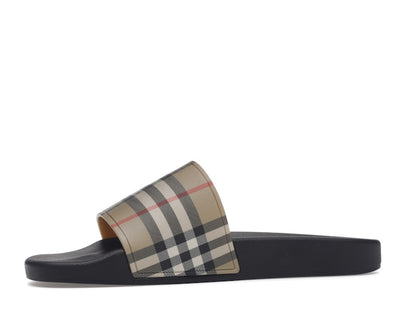 Burberry Vintage Check Slides Archive Beige