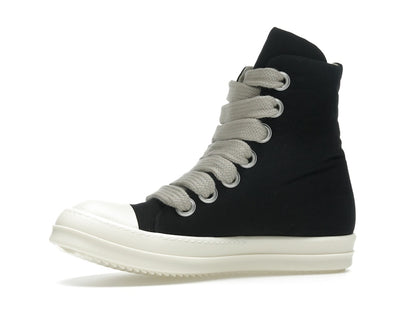 Rick Owens DRKSHDW Hollywood Jumbo Lace Puffer High Top Black Milk