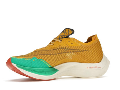Nike ZoomX Vaporfly Next% 2 1972 Dark Sulfur Stadium Green
