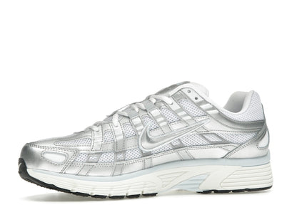 Nike P-6000 White Blue Tint Sail Metallic Silver (Women's)