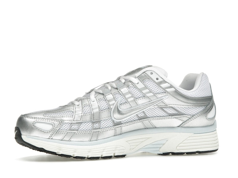 Nike P-6000 White Blue Tint Sail Metallic Silver (Women's)