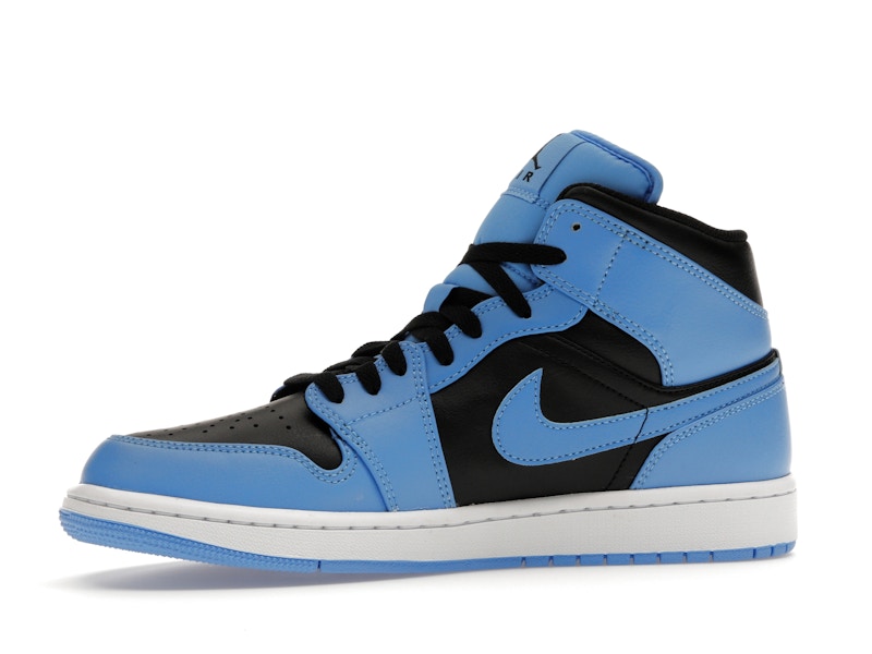 Jordan 1 Mid University Blue Black