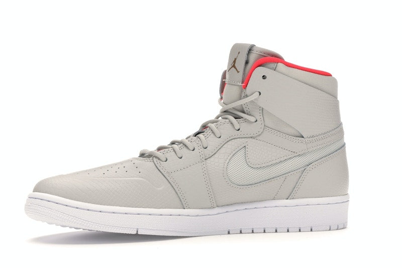 Jordan 1 Retro High Nouveau Pure Platinum Bright Crimson