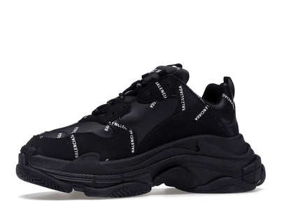 Balenciaga Triple S Black Logo (Women's)