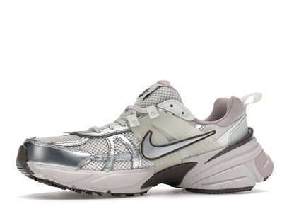 Nike V2K Run Platinum Tint Summit White Cave Stone Metallic Silver (Women's)