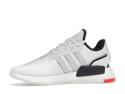 adidas NMD G1 Crystal White Grey Solar Red