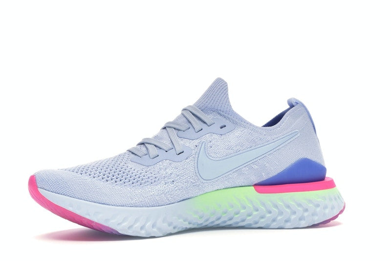 Nike Epic React Flyknit 2 Hydrogen Blue Sapphire Hyper Pink