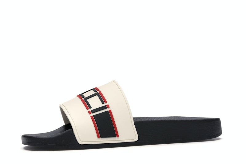 Gucci Stripe Slide White
