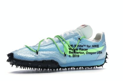 Nike Waffle Racer Off-White Vivid Sky (Women's)