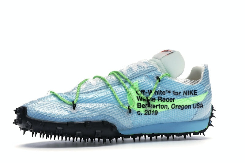 Nike Waffle Racer Off-White Vivid Sky (Women's)