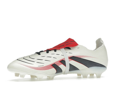 adidas Predator League Fold-Over Tongue FG/MG Off White Core Black Pure Ruby