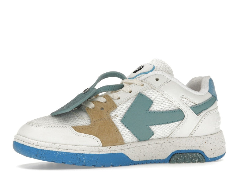 OFF-WHITE Out Of Office Low Slim White University Blue