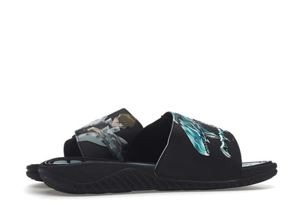 adidas Reptossage Hook-And-Loop Slides Yu-Gi-Oh! Blue Eyes White Dragon