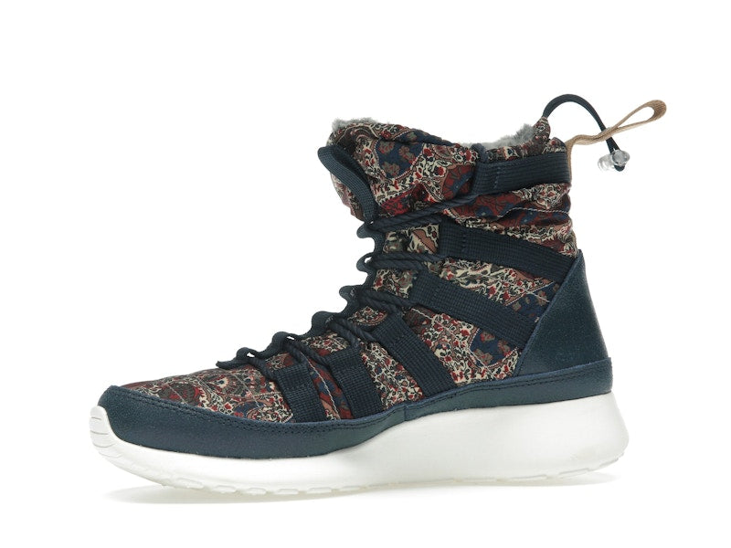 Nike Roshe Run Hi Sneakerboot QS Liberty of London Armory Navy (Women's)