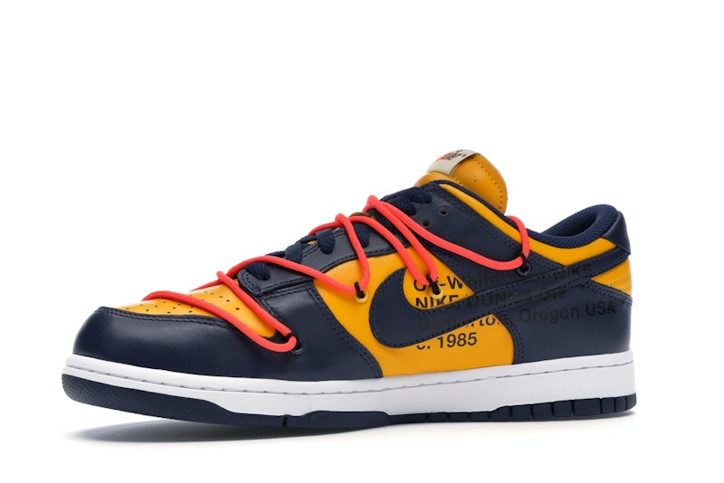 Nike Dunk Low Off-White University Gold