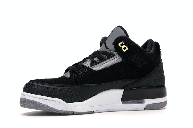 Jordan 3 Retro Tinker Black Cement Gold